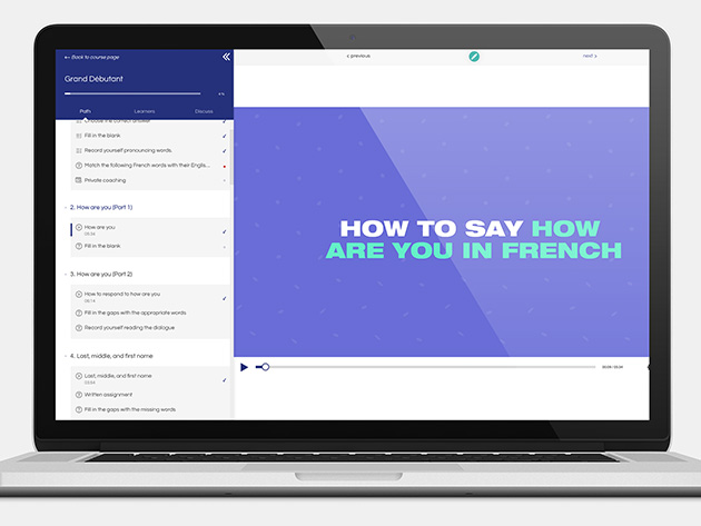 Get French Classes Lifetime Subscription